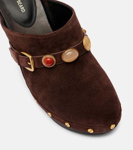 Giana embellished suede platform mules - Veronica Beard - Modalova