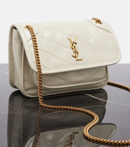 Niki Cassandre Mini leather shoulder bag - Saint Laurent - Modalova