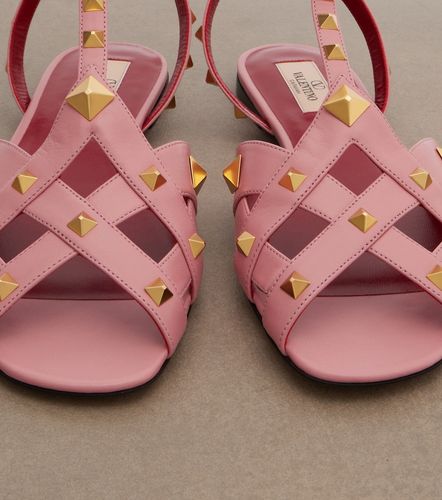 Rockstud leather slingback sandals - Valentino Garavani - Modalova
