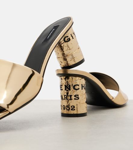 Tape 65 mirrored leather mules - Givenchy - Modalova