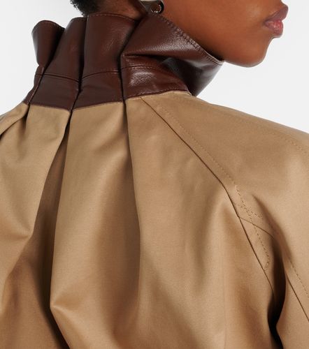 Leather-trimmed cotton blouson jacket - Sacai - Modalova