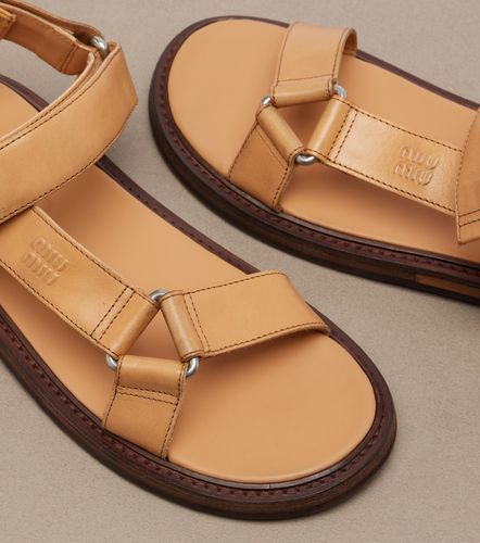 Miu Miu Leather sandals - Miu Miu - Modalova