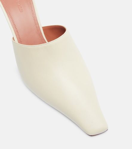 Amina Muaddi Jamie 80 leather mules - Amina Muaddi - Modalova