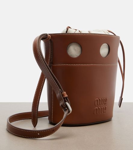 Miu Miu Secchiello in pelle - Miu Miu - Modalova