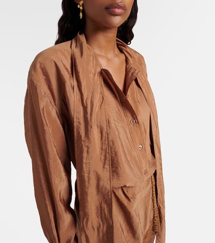 Mono con cuello con encaje - Saint Laurent - Modalova
