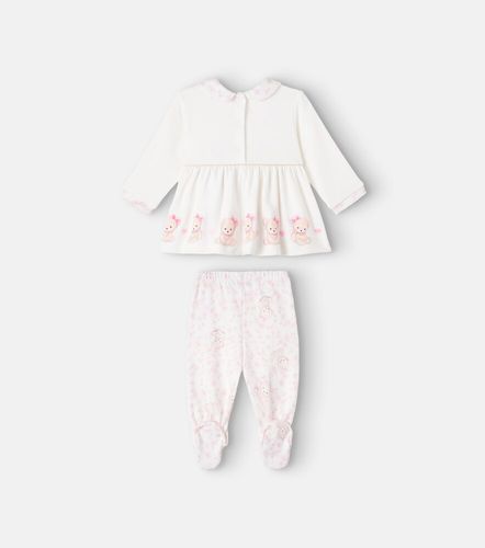 Bebé - set de vestido y leggings de algodón - Monnalisa - Modalova