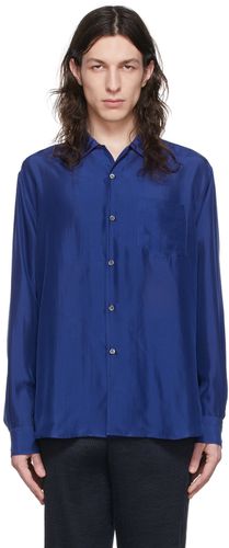 Giorgio Armani Blue Silk Shirt - Giorgio Armani - Modalova