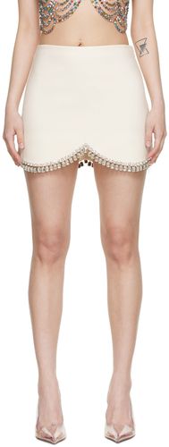 AREA Off-White Polyester Mini Skirt - AREA - Modalova