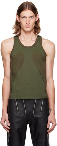 Dion Lee Khaki Rib Shift Tank Top - Dion Lee - Modalova