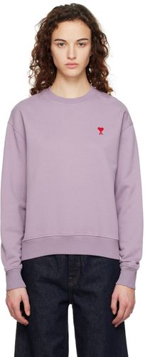 Purple Ami de Cœur Sweatshirt - AMI Alexandre Mattiussi - Modalova