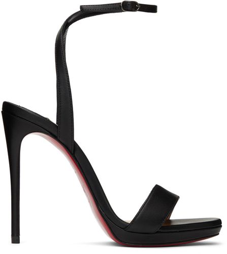 Black Loubi Queen 120 Heeled Sandals - Christian Louboutin - Modalova