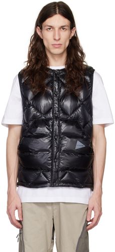 Black Diamond Stitch Down Vest - and wander - Modalova