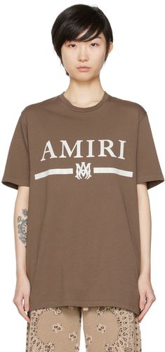 AMIRI Brown MA Bar T-Shirt - AMIRI - Modalova