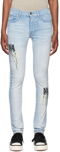AMIRI Blue MA Stencil Jeans - AMIRI - Modalova