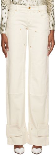 Blumarine Off-White Cargo Jeans - Blumarine - Modalova