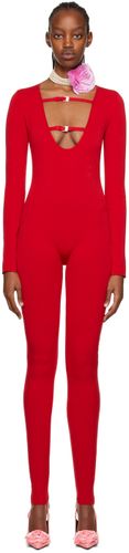 Blumarine Red Crystal Jumpsuit - Blumarine - Modalova