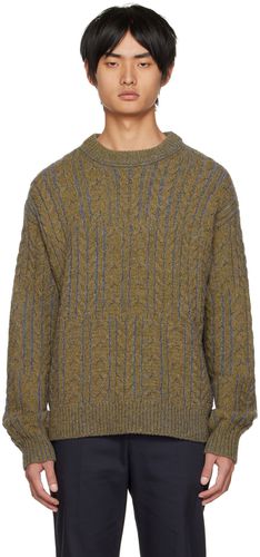 Yellow & Gray Crewneck Sweater - Acne Studios - Modalova