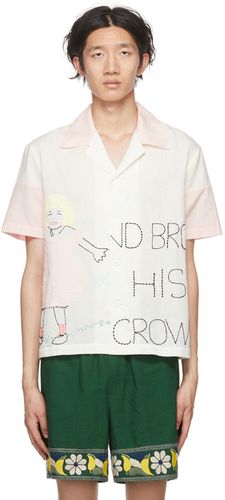White & Pink 'Jack Fell Down' Shirt - Bode - Modalova