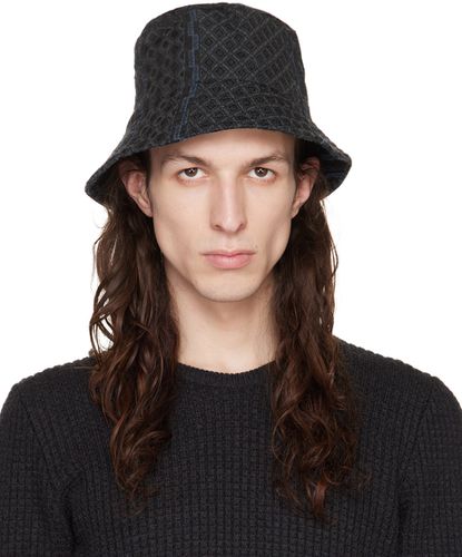 Black Geo Bucket Hat - Engineered Garments - Modalova