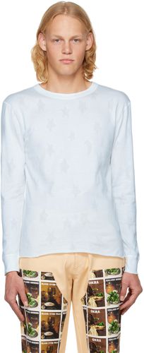 White Pointelle Long Sleeve T-Shirt - Sky High Farm Workwear - Modalova