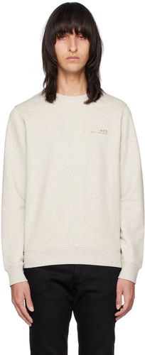 A.P.C. Gray Item Sweatshirt - A.P.C. - Modalova