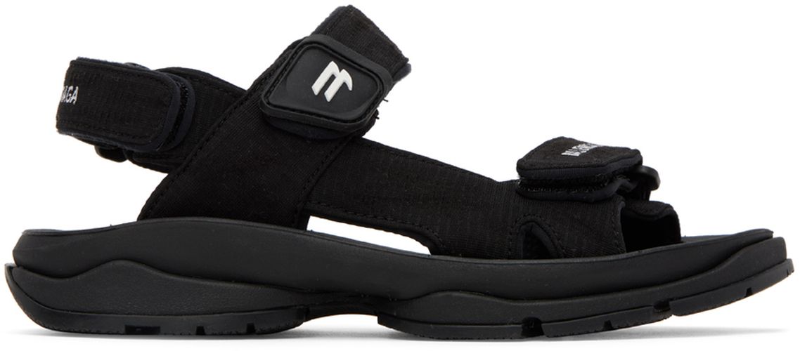 Balenciaga Black Tourist Sandals - Balenciaga - Modalova