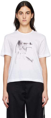 White Sandra T-Shirt - Ann Demeulemeester - Modalova