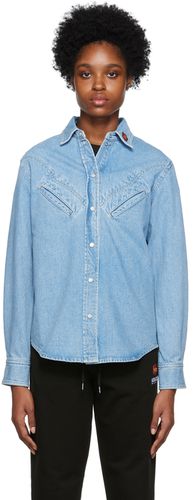 Blue Paris Western Shirt - Kenzo - Modalova