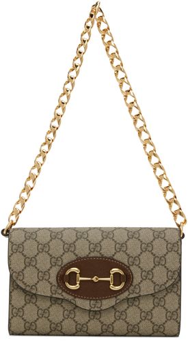 Beige & Brown Mini Horsebit 1955 Bag - Gucci - Modalova