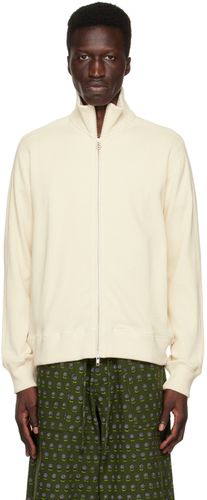 Off-White Softy Zip Thru Sweater - Gentle Fullness - Modalova