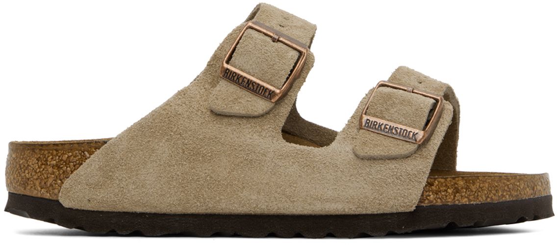 Birkenstock Taupe Arizona Sandals - Birkenstock - Modalova