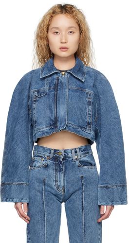 Blue Le Raphia 'La Veste de Nîmes Meio' Denim Jacket - Jacquemus - Modalova