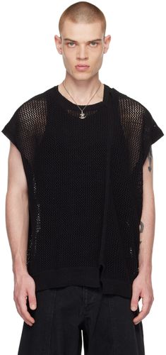 Black Deconstructed Sweater - Yohji Yamamoto - Modalova