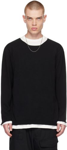 Black Crewneck Sweater - Yohji Yamamoto - Modalova