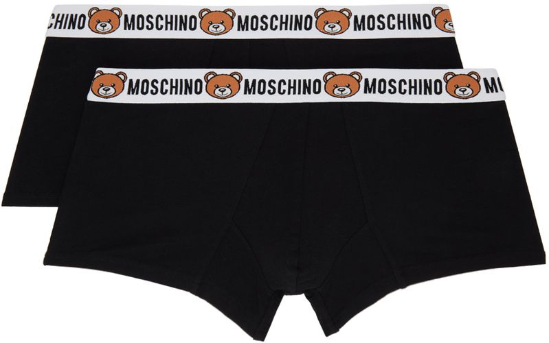 Moschino Two-Pack Black Boxers - Moschino - Modalova