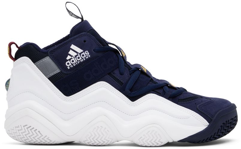 Navy & White Top Ten 2000 Sneakers - adidas Originals - Modalova