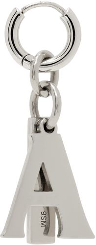 Silver 'A' Single Earring - 1017 ALYX 9SM - Modalova
