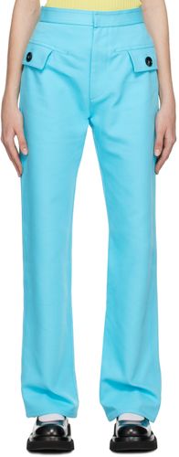 Blue Zip-Fly Trousers - Bottega Veneta - Modalova