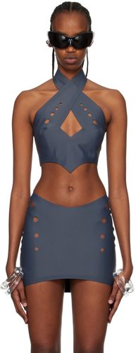 Gray Perforated Top - Jean Paul Gaultier - Modalova
