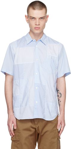 Blue Check Mix Shirt - Comme des Garçons Homme - Modalova