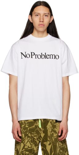 Aries White 'No Problemo' T-Shirt - Aries - Modalova