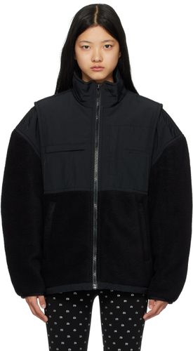 Alexander Wang Black Paneled Jacket - Alexander Wang - Modalova