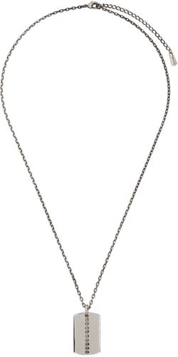 Gunmetal Dog Tag Necklace - Paul Smith - Modalova
