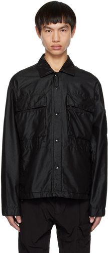 Black Garment-Dyed Jacket - C.P. Company - Modalova