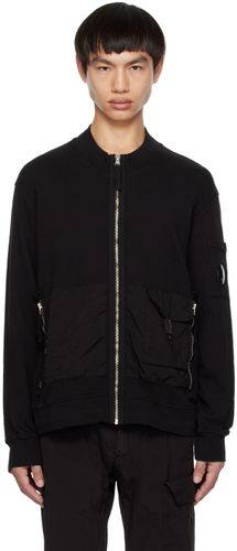 C.P. Company Black Zip Sweatshirt - C.P. Company - Modalova