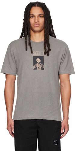 C.P. Company Gray Graphic T-Shirt - C.P. Company - Modalova