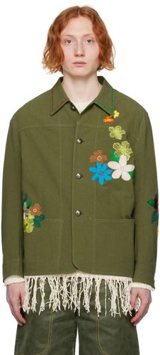 Khaki Flower Chore Jacket - Andersson Bell - Modalova
