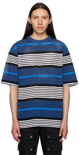 Burberry Blue Striped T-shirt - Burberry - Modalova