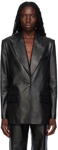 Oversized Leather Jacket - Magda Butrym - Modalova