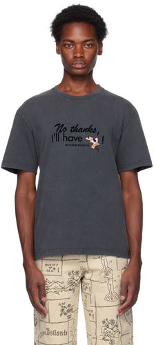 SSENSE Exclusive Black 'No Thanks' T-Shirt - Carne Bollente - Modalova